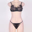 Women's Lace Lingerie Set Women's Lingerie Unbranded Black S