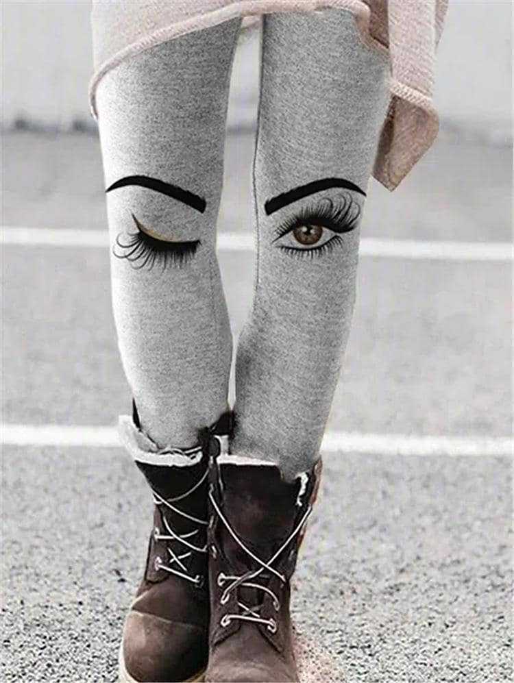 Christmas Leggings Elastic Women