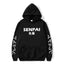 Winter Anime Senpai Print Fleece Hoodies