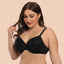 Women's Plus Size Silk Bra Women's Bras Unbranded Black 95C