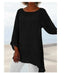 Women's Solid Color Casual Tops With Irregular Sleeves