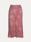 Women's Leopard Print Mermaid Skirt Women's Skirt Unbranded Rose Red S