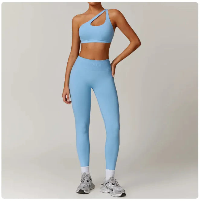 Seamless Backless Yoga Set 2 Piece Bra & Leggings