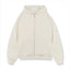 Autumn Winter Terry Hooded Zipper Sweater