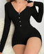Women's Casual Slim Rib Knitted Jumpsuit