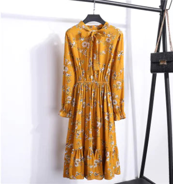 Women's Chiffon Floral Dress