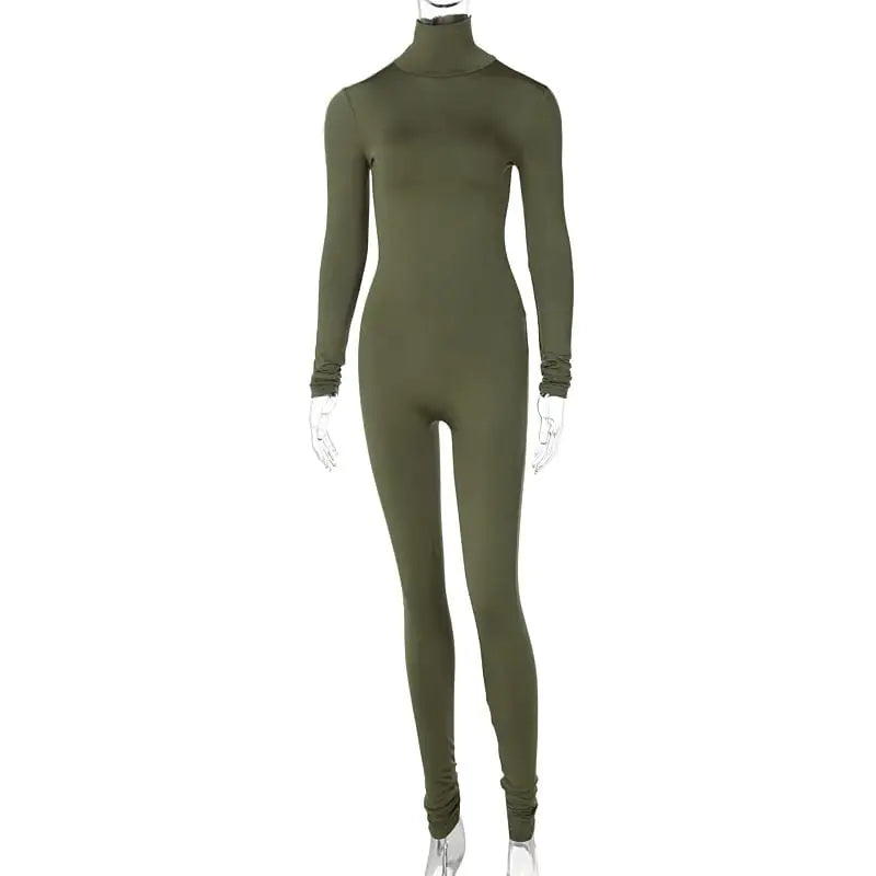 Women's Solid Colour Yoga Jumpsuit