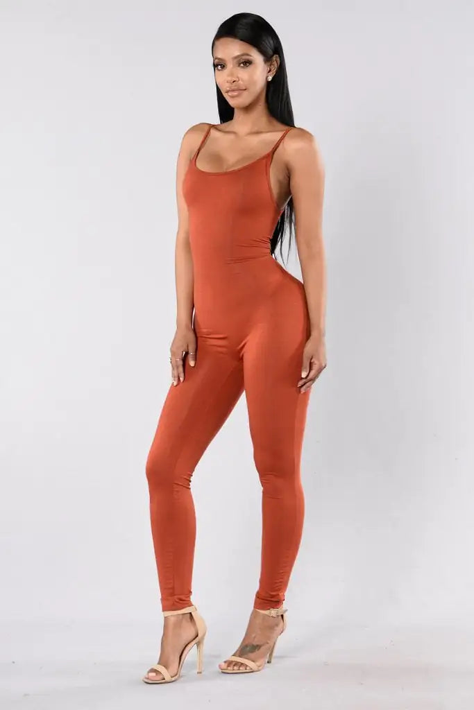 Women's Backless Slim Fit Jumpsuit