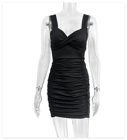 Women's Pleated Sheath Dress