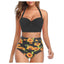 Women's Floral High Waist Bikini Set