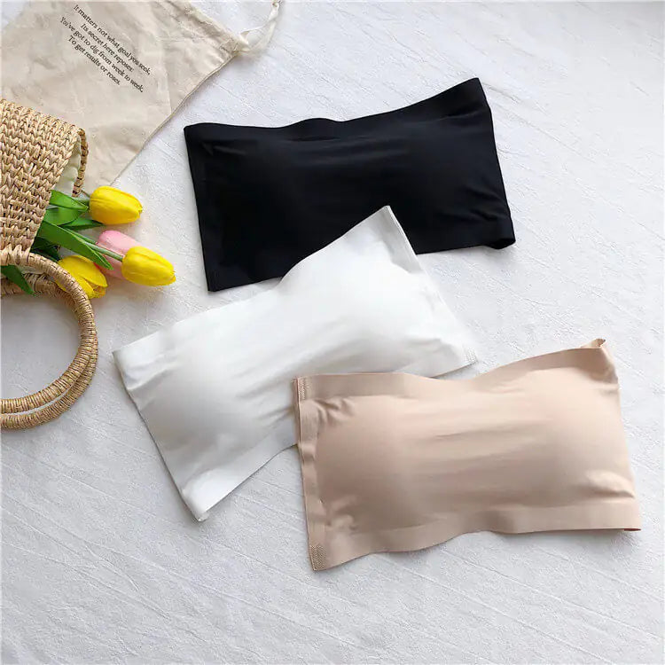 Strapless Lírio Fit Silk Bra Ice 3 Unit Kit