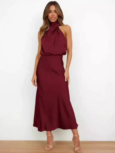 Women's Elegant Satin Dress