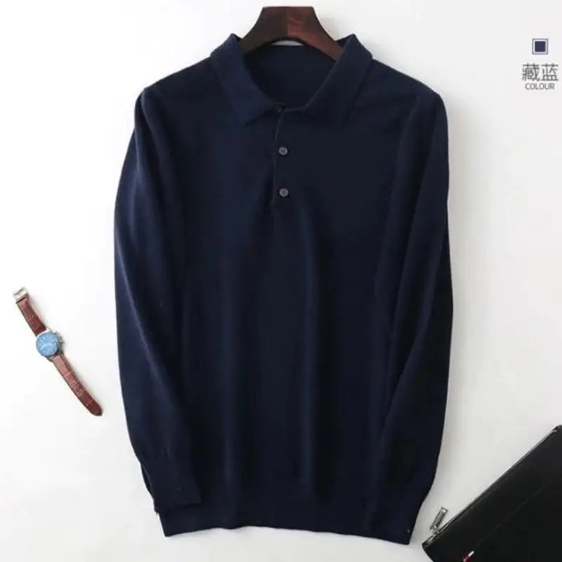 Luxurious Polo Sweater For Men