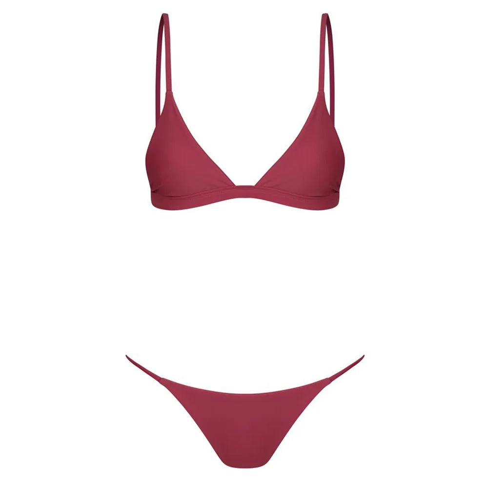 Women's Bandage Bikini Set Push Up Brazilian Swimwear