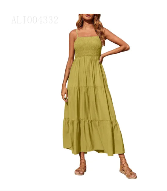 Multi Layer Chiffon Swing Dress Women