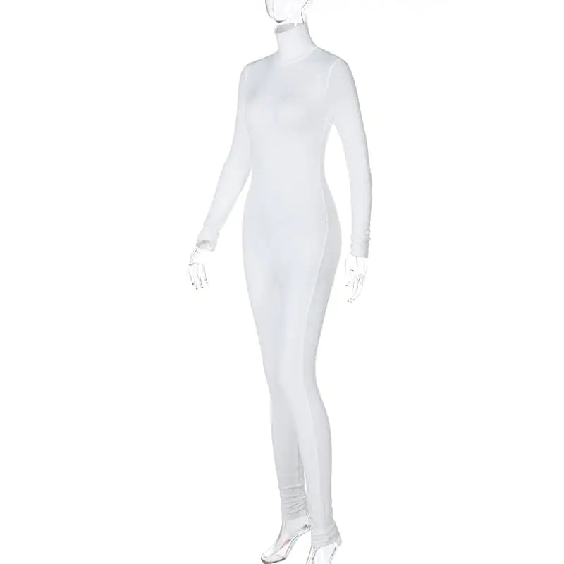 Women's Solid Colour Yoga Jumpsuit