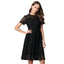 Women's Plus Size Little Black Summer Lace A Line Dress