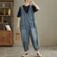Women's Denim Tank Top Jumpsuit