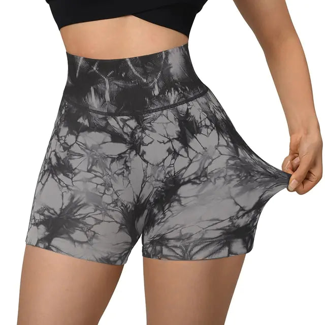 Women's High Waist Workout Seamless Fitness Yoga Shorts
