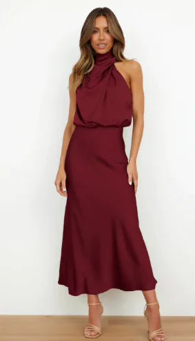 Women's Elegant Satin Dress