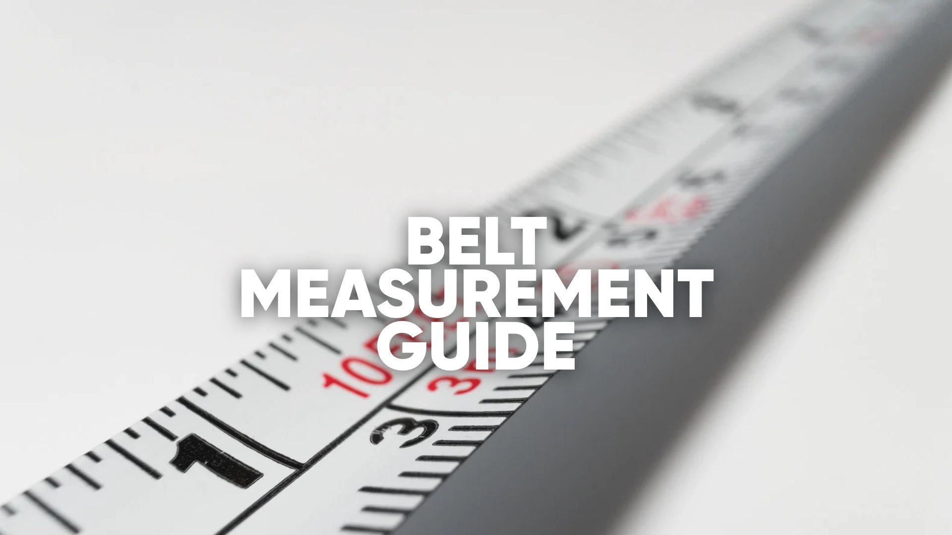 Belt Measurement Text
