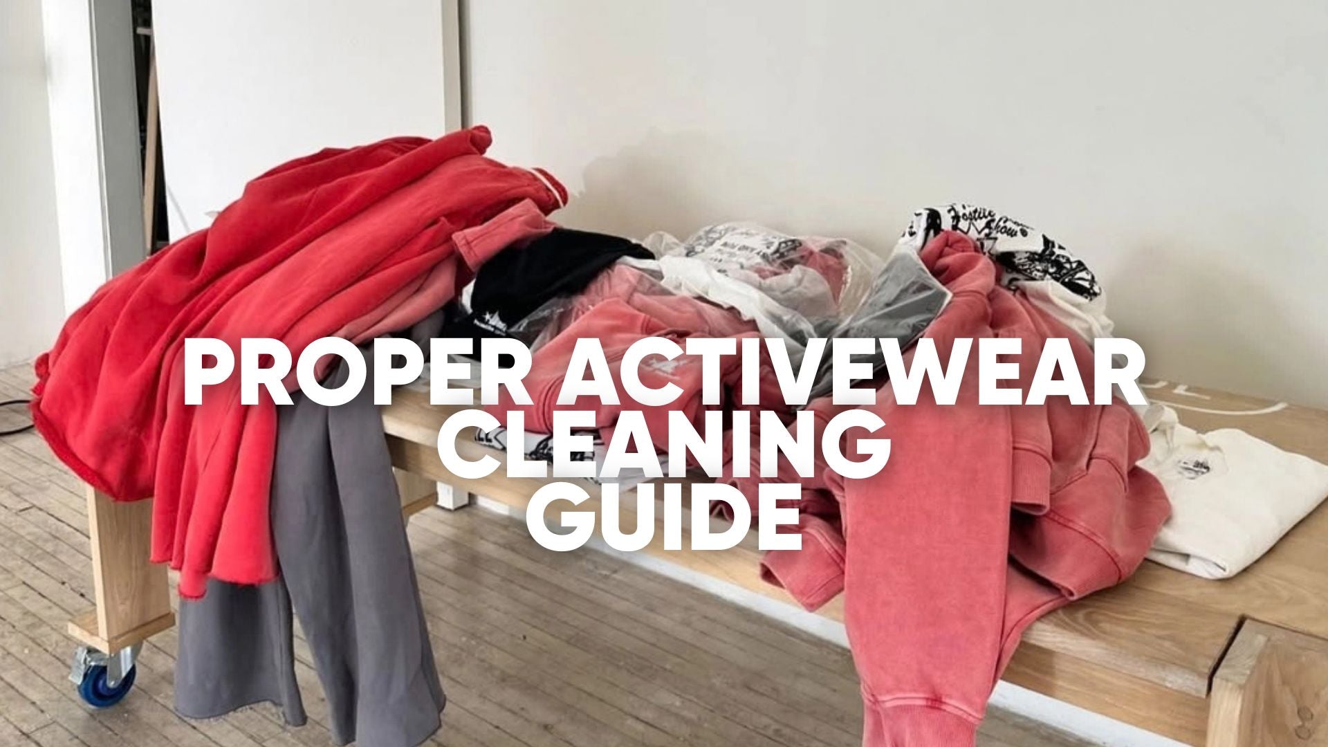 How to wash activewear