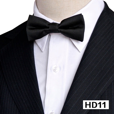 Men's Solid Color Silk Bow Tie