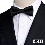 Men's Solid Color Silk Bow Tie
