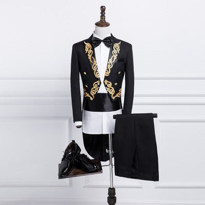Men's Tuxedo Suit for Performers and Hosts