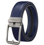 Men's Automatic Hollow Buckle Leather Belt