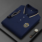 Men's Casual Short Sleeve Embroidered Tops