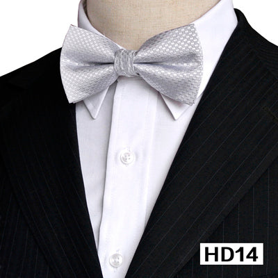 Men's Solid Color Silk Bow Tie