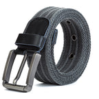 Men's Canvas Belt with Polyester Weaving - Wholesale