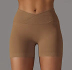 Women's High Waist Workout Seamless Fitness Yoga Shorts