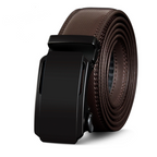 Men's Genuine Leather Automatic Buckle Belt