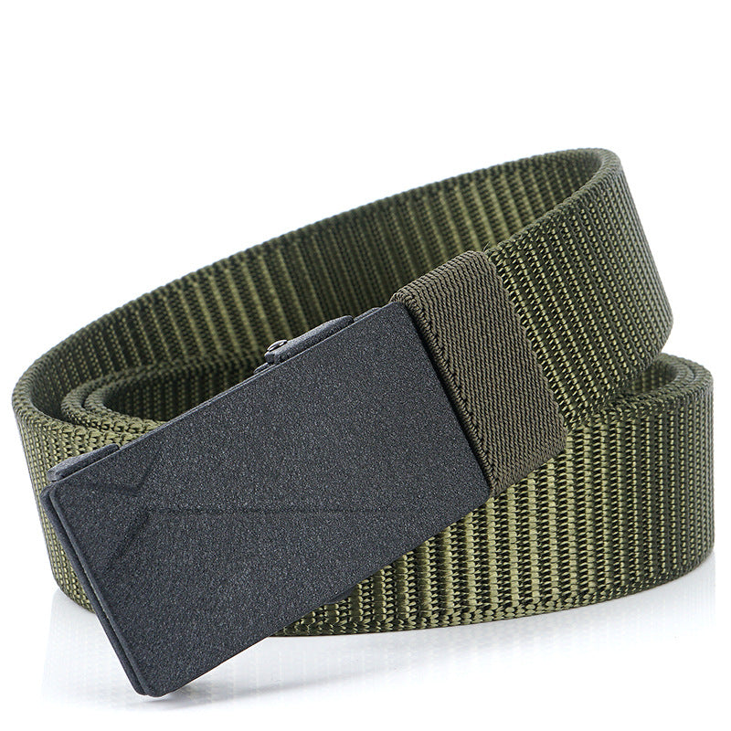 Men's Nylon Belt without Teeth or Holes ILLUSION CO