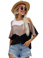 Women's Short Sleeve Pullover T Shirt