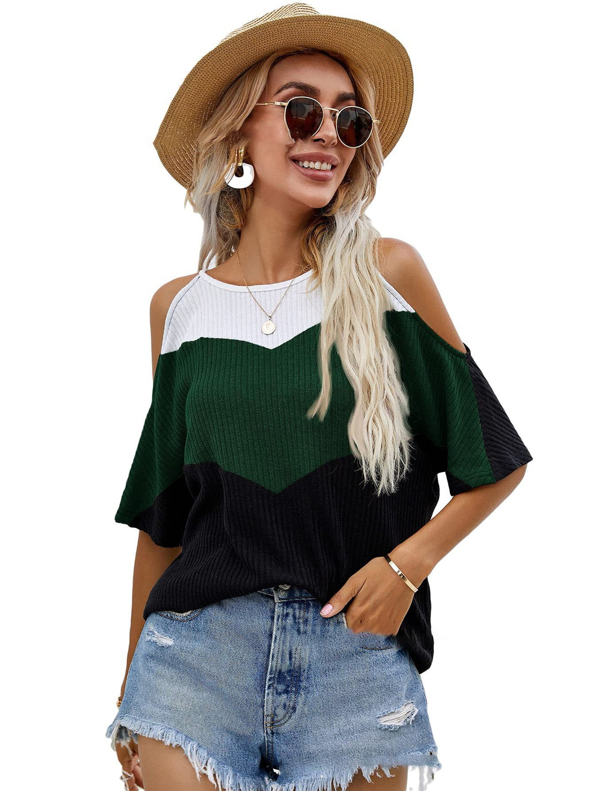 Women's Short Sleeve Pullover T Shirt