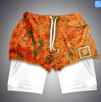 Men's Anime 2 In 1 Gym Shorts