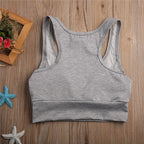 Womens Mesh Patchwork Sports Bra Tank Tops