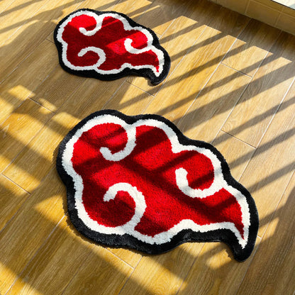 Japanese Anime Red Cloud Doormat 80x55cm