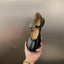 Retro Square Toe Mary Jane Pumps Shoes