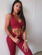 Women's Yoga Apparel Activewear Set