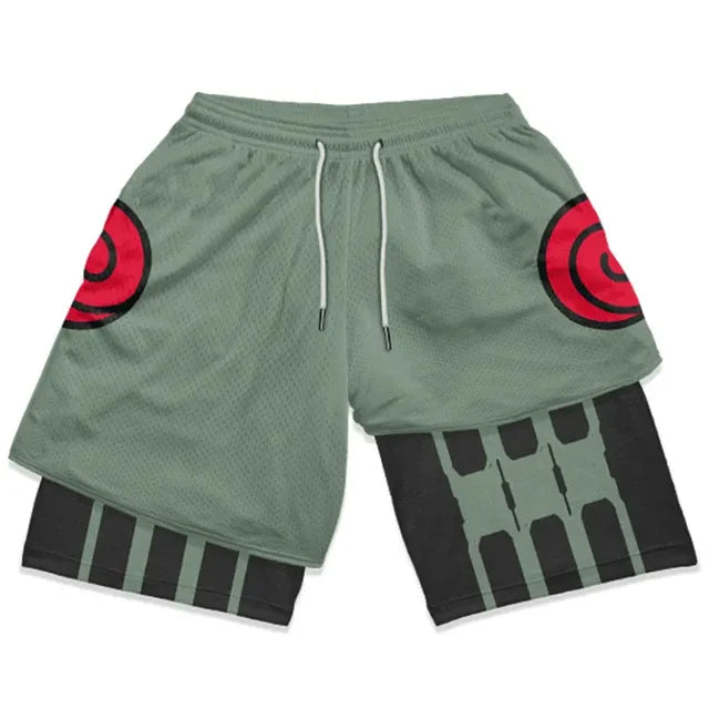 Anime Naruto 3 In 1 Gym Shorts
