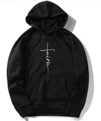 Unisex Faith Printed Hoodie
