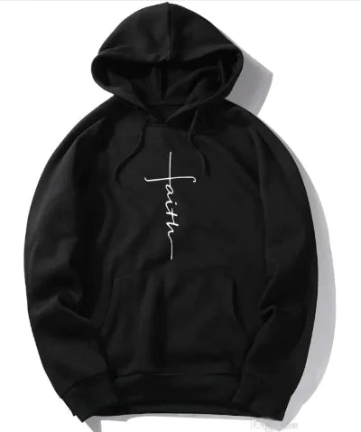 Unisex Faith Printed Hoodie