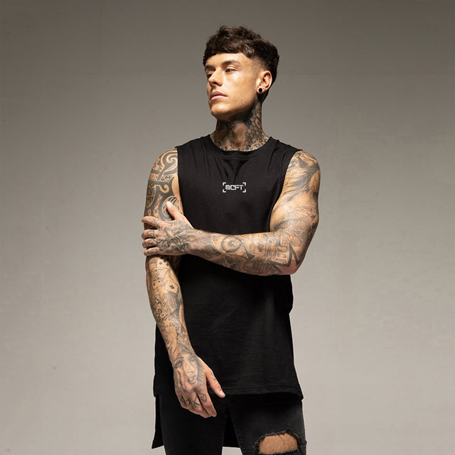Men's Cotton Hip Hop Bodybuilding Tank Tops