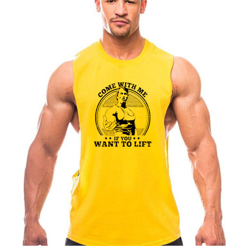 Men Summer Gym Tank Top
