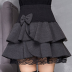 Women's Lace Pleated Skirt