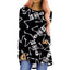 Women's Halloween Printed Long Sleeved T Shirt
